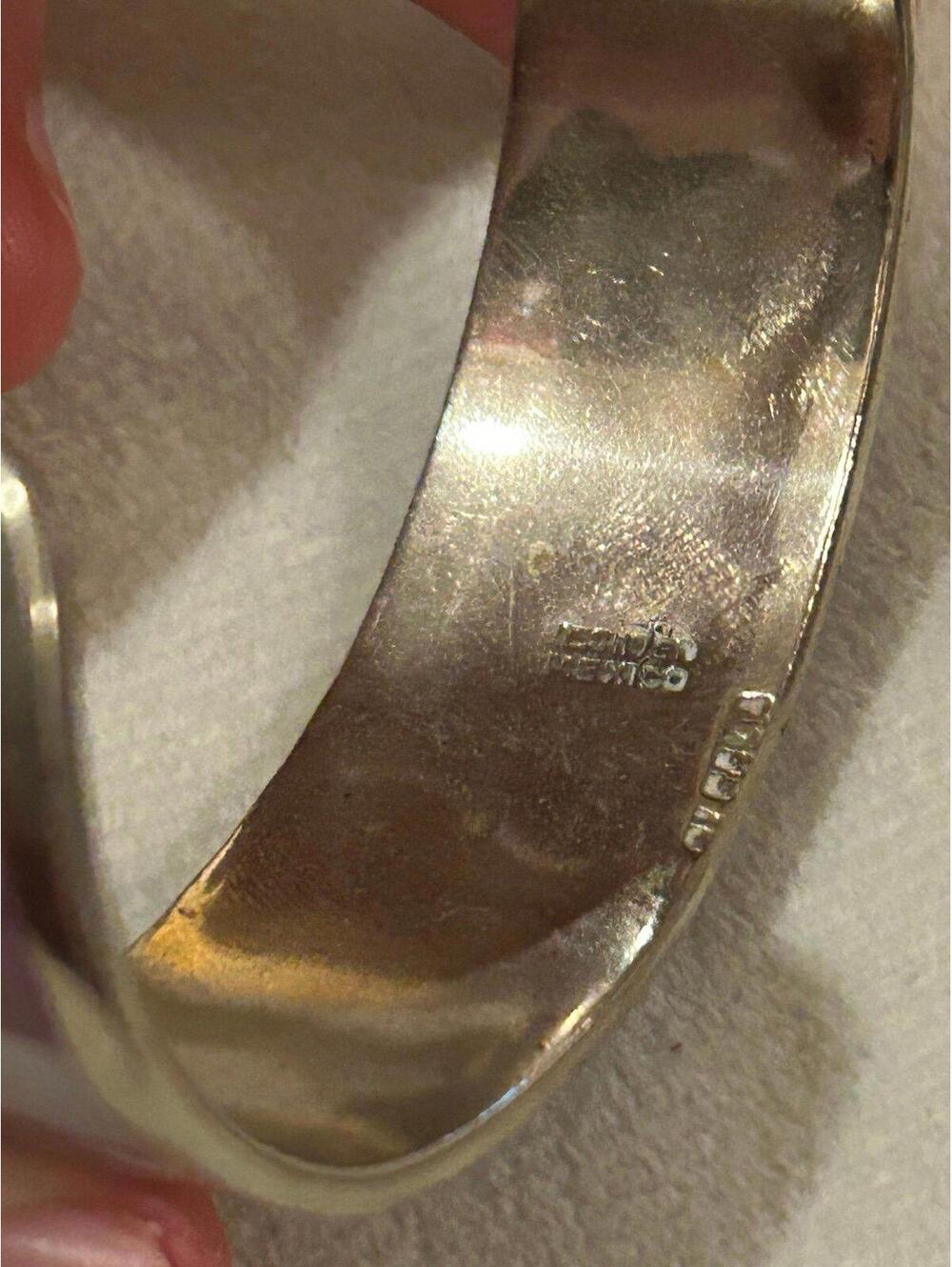 bracelet made in Mexico flower 925 sterling silver - Picture 6 of 12